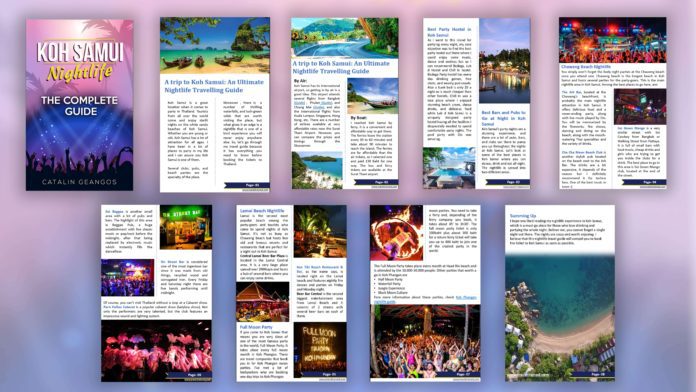 koh samui nightlife guide party koh samui nightlife guide party