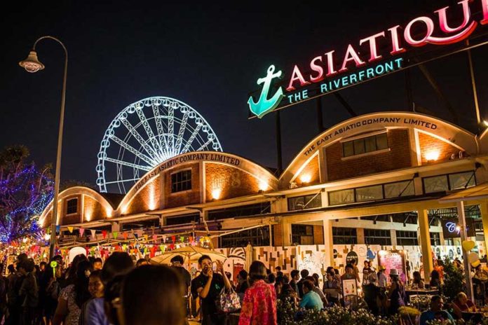 Asiatique Riverfront Night Market Bangkok Thailand