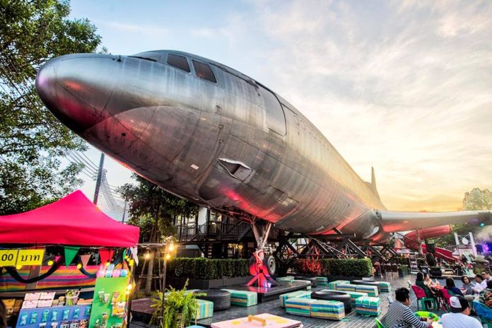 Chang Chui Plane Night Market Bangkok Thailand