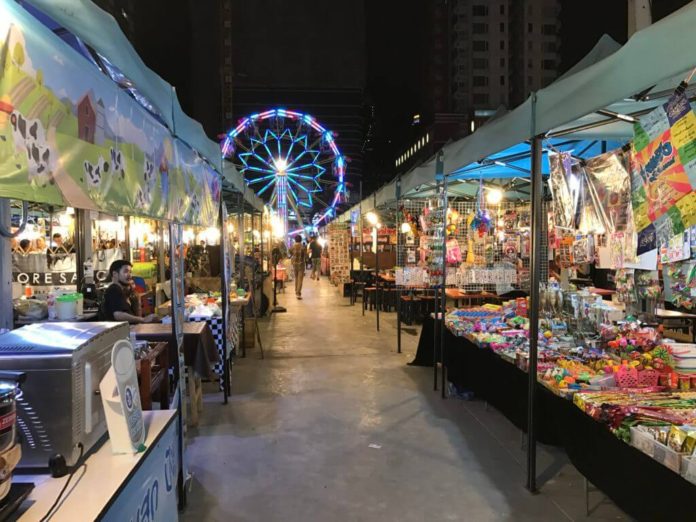 Talad Neon Night Market bangkok thailand
