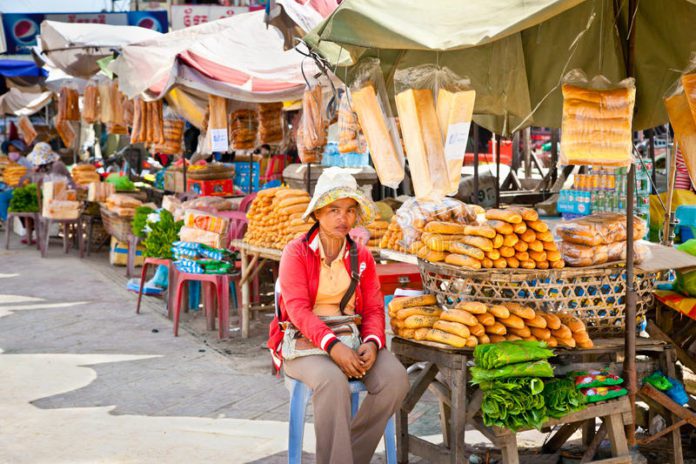 cambodia vendors street food