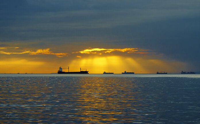 Sunset at Manila Bay 