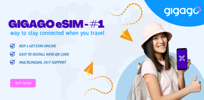 Gigago global eSIM plans