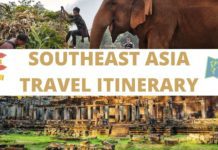SOUTHEAST ASIA TRAVEL ITINERARY