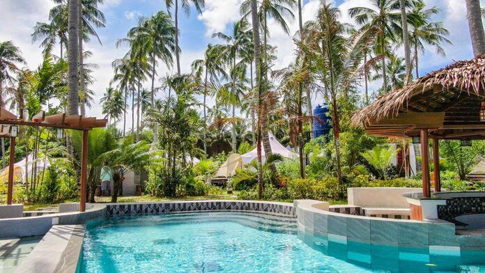 Nacpan Beach Glamping in el nido palawan