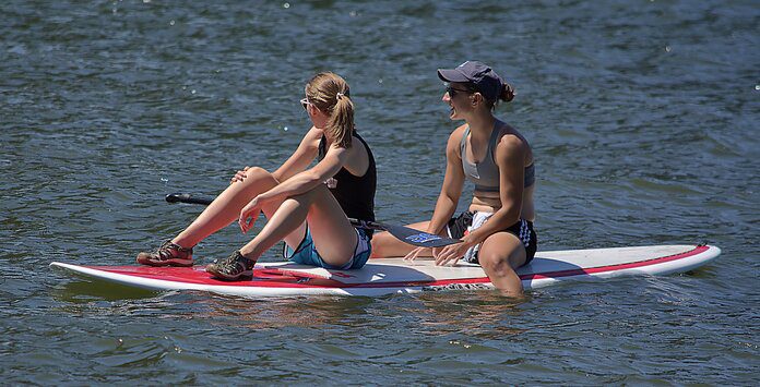 Paddle Boarding Sloan's Lake