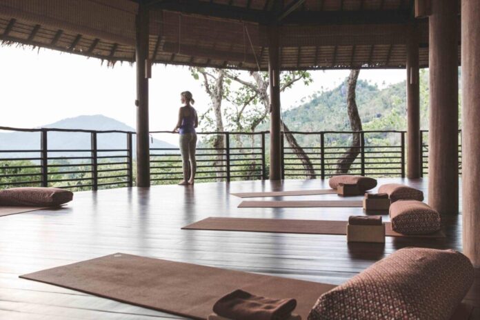 Yoga Pavilion at Kamalaya retreat Koh Samui