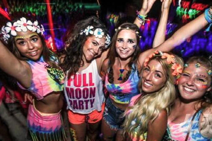The famous Full Moon Party in Koh Phangan