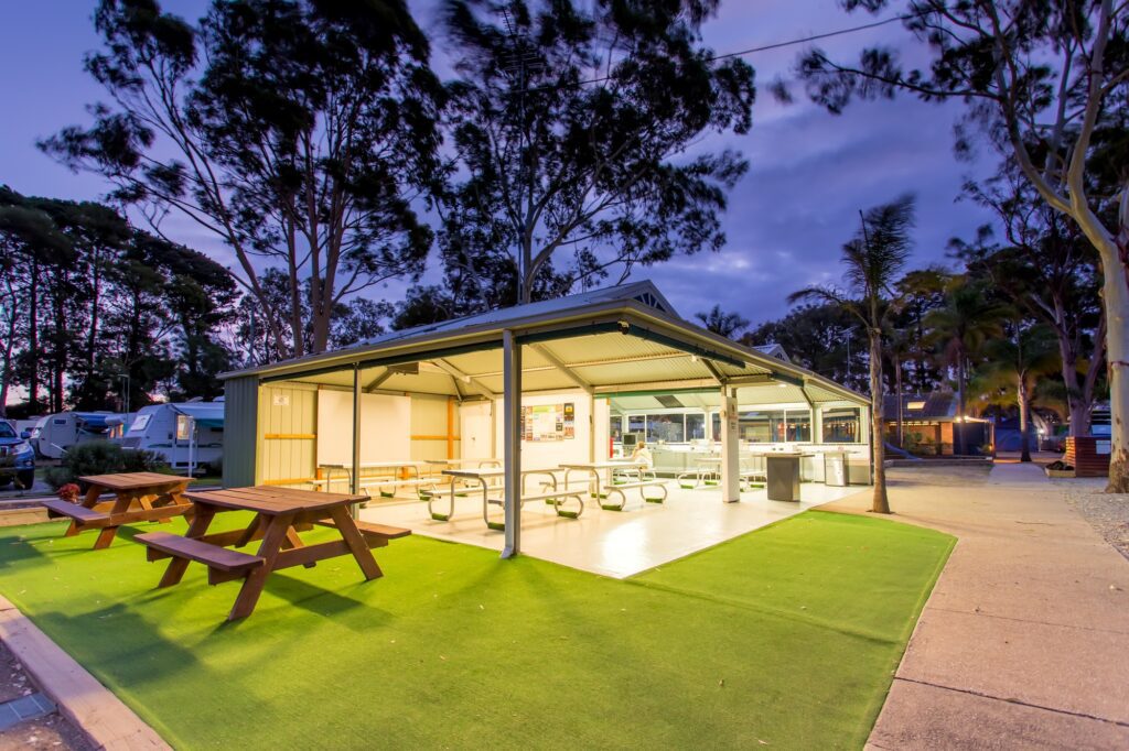 Outdoor area at Ingenia Holidays Torquay