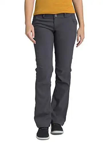 prAna Women's Standard Halle Pant, Coal, 0